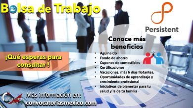 ¡No dejes de ir esta oportunidad! Consulta la bolsa de empleo de “Persistent System” y descubre su mejor oferta de beneficios