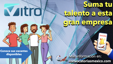 ¡No dejes pasar esta oportunidad! Consulta las vacantes disponibles de“Vitro” y solicita
