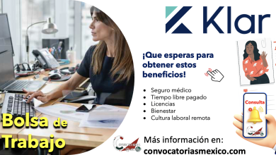 ¡No esperes más y postúlate a una de las vacantes disponibles que “Klar” tiene para ti!