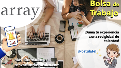 ¡No pierdas esta oportunidad! Consulta ahora la bolsa de trabajo de “Array Marketing” y postúlate a una de sus vacantes disponibles