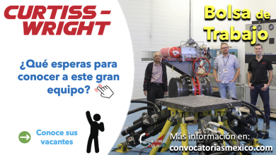 ¡No te quedes atrás! Sé el primero en consultar la bolsa de trabajo de “Curtiss-Wright Corporation” y forma parte de un increíble equipo