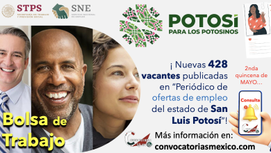 ¡No termines el mes sin empleo! ¡Mejor consulta y aplica ahora a una de las múltiples vacantes que el estado de “San Luis Potosí” tiene para ti!