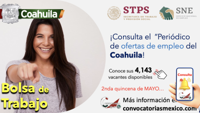 ¡Nuevas ofertas de empleo disponibles en esta 2.ª quincena de Mayo! Descúbrelas en el “Periódico Ofertas de Empleo del SNE de “Coahuila” y postúlate
