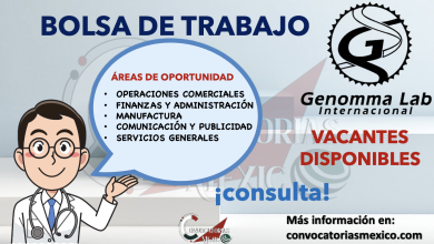 ¡OPORTUNIDADES DE EMPLEO ABIERTAS! INGRESA AHORA A LA BOLSA DE TRABAJO DE GENOMMA LAB