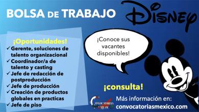 ¡OPORTUNIDADES QUE NO IMAGINABAS! CONSULTA LAS OFERTAS DE EMPLEO DE “DISNEY” TIENE PARA TI