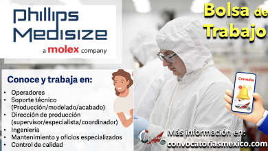 ¡Obtén mayores oportunidades! Descubre las excelentes ofertas de empleo que “Phillips-Medisize” tiene para ti
