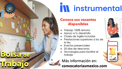 ¡Obtén un empleo flexible! Consulta ahora y forma parte del equipo de “Instrumental”
