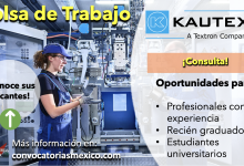 Bolsa de Trabajo Kautex Textron 2026: Vacantes, Sueldos y Postulación 12 ¡Oportunidades que debes aprovechar! Consulta la bolsa de trabajo de “Kautex Textron” y comienza a obtener mayor experiencia laboral