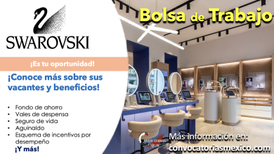 ¡Oportunidades que no esperabas! Consulta las ofertas de empleo “SWAROVSKI” y descubre sus grandes beneficios