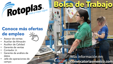 ¡Oportunidades que no imaginabas! Consulta la bolsa de empleo de “Rotoplas” y trabaja con los mejores del mercado