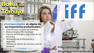 ¡Oportunidades que no podrás dejar pasar! Consulta la bolsa de trabajo de “IFF” y forma parte de una empresa líder en el sector