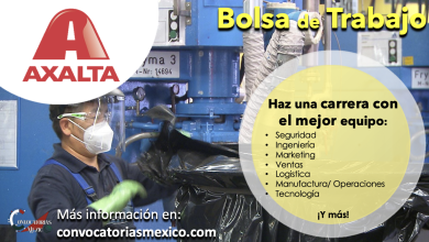 ¡Oportunidades que no puedes dejar pasar! Consulta la bolsa de trabajo de “Axalta” y obtén grandes beneficios