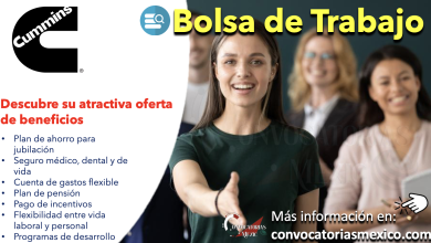 ¡Oportunidades que no te puedes perder! Consulta la bolsa de trabajo de “Cummins” y conoce las múltiples vacantes que tienen para ti