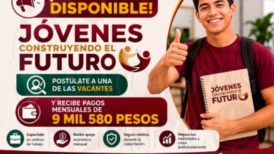 ¡Plataforma Disponible! Jóvenes Construyendo el Futuro: Postúlate a una de las vacantes y recibe pagos mensuales de 9 mil 580 pesos