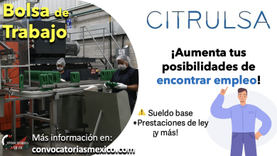 ¡Postúlate ahora! Consulta las oportunidades que “Citrulsa” tiene para ti y no dejes pasar esta oportunidad