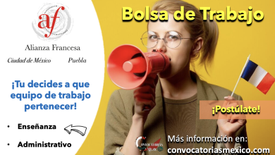 ¡Postúlate! Conoce la bolsa de empleo de la “Alianza Francesa” de la CDMX y Puebla ¡Súmate al mejor equipo de trabajo!