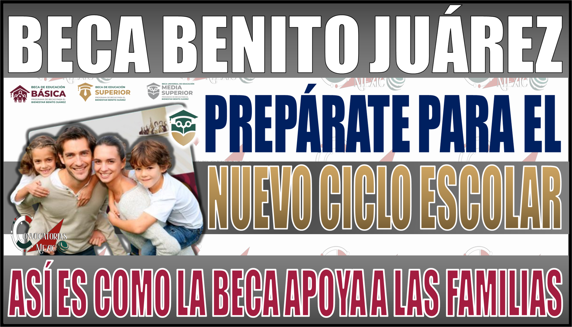 ¡Prepárate para el nuevo ciclo escolar! Descubre cómo la Beca Benito Juárez apoya a las familias en 2024-2025