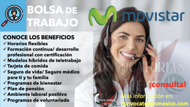 ¡QUE NO SE TE PASE! CONSULTA LA BOLSA DE TRABAJO DE “MOVISTAR” Y DESCUBRE SUS OFERTAS DE EMPLEO