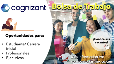 ¡Qué esperas! Sé el primero en consultar la bolsa de trabajo de “Cognizant” y encuentra el empleo ideal