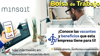 ¡Que esperas para consultar! Conoce la bolsa de trabajo de “Minsait” y suma tu talento a este increíble equipo