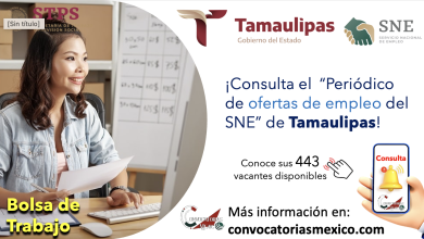 ¡Que esperas para consultar el “Periódico de ofertas de empleo del SNE de Tamaulipas! ¡Conoce sus más de 400 vacantes disponibles!