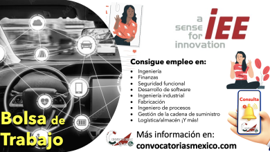 ¡Que esperas para ser parte del equipo de trabajo de “IEE”! ¡Consulta ahora y aplica a una de sus múltiples vacantes!
