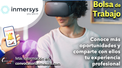 ¡Que esperas para sumar tu talento a Inmersys”! Consulta y comparte tu experiencia profesional con ellos