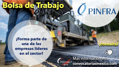 ¡Que no te ganen! Consulta ahora y conoce las oportunidades laborales de “PINFRA”