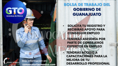 ¡REGISTRATE! Sé parte de la Bolsa de trabajo del “GOBIERNO DEL ESTADO DE GUANAJUATO”