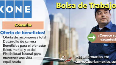 ¡Sé el primero en consultar! Conoce la bolsa de trabajo “KONE” y descubre las mejores oportunidades de trabajo que tienen para ti