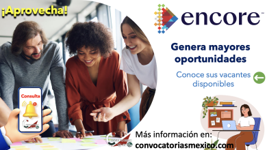 ¡Suma tu experiencia a “Encore”! Consulta las múltiples ofertas de empleo que tienen para ti