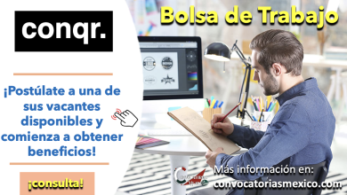 ¡Súmate a su equipo! Conoce más acerca de esta empresa “Conqr.” y sus excelentes ofertas de trabajo