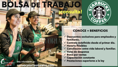 ¡TRABAJA EN STARBUCKS! INGRESA A SU BOLSA DE EMPLEO Y CONSULTA VACANTES