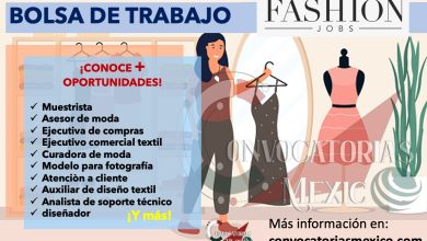 ¡TRABAJOS FASHION! CONOCE LAS VACANTES DE EMPLEO DE “MODA” QUE NO TE PUEDES PERDER