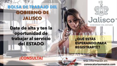 ¡TÚ PUEDES SER PARTE DE LA BOLSA DE EMPLEO PARA EL GOBIERNO DE JALISCO!