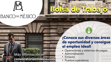 ¡Tu siguiente oportunidad está en el “Banco de México”! Conoce su bolsa de trabajo y descubre las ofertas de trabajo que tiene para ti