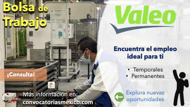 ¡Únete a “Valeo”! Consulta su bolsa de trabajo y consigue una oportunidad en esta increíble empresa