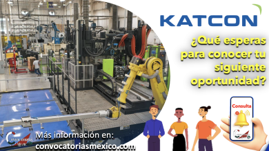 ¡Únete a un increíble equipo, únete a “Katcon”! Conoce más de esta empresa y sus oportunidades