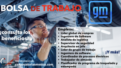 ¡ÚNETE AL EQUIPO DE GENERAL MOTORS! CONSULTA LAS OFERTAS DE EMPLEO DISPONIBLES
