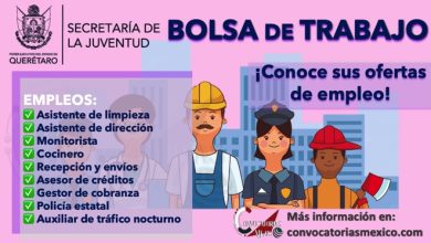 ¡VACANTES DISPONIBLES! CONSULTA EN LA BOLSA DE TRABAJO DE LA SECRETARÍA DE LA JUVENTUD, DEL GOBIERNO DE QUERÉTARO ”