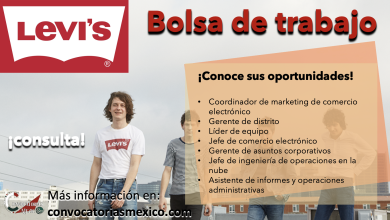 ¡VACANTES DISPONIBLES! DESCUBRE LAS OPORTUNIDADES DE “LEVI´S” EN SU BOLSA DE TRABAJO