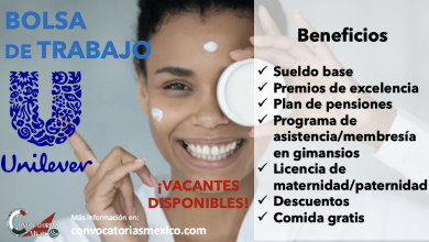¡VACANTES DISPONIBLES! SÉ EL PRIMERO EN CONSULTAR LA BOLSA DE TRABAJO DE "UNILEVER" Y CONSIGUE UN EMPLEO