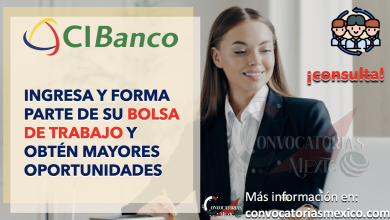 ¿BUSCAS EMPLEO? FORMA PARTE DE LA BOLSA DE TRABAJO DE “CIBanco” Y CONSIGUE MAYORES OPORTUNIDADES
