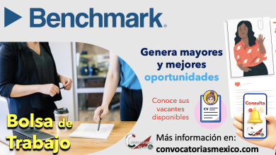 ¿Buscas empleo? ¡Encuentra excelentes ofertas de trabajo en “Benchmark”!