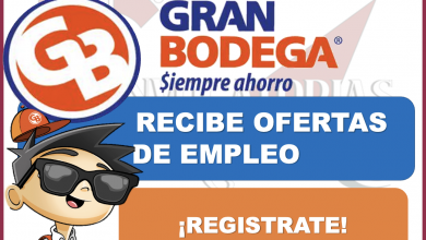 ¿CÓMO PUEDES REGISTRARTE? ¡Y ser contratado por la Gran Bodega!
