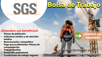 ¿Qué esperas? Consulta ahora la bolsa de trabajo de “SGS” y postúlate a una de sus vacantes disponibles para ti