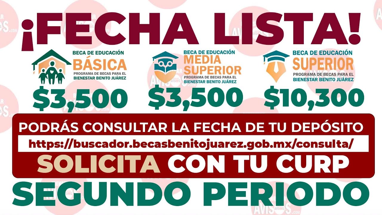 💸💲 BECARIOS BIENESTAR 🛑💳 Benito Juárez ¡TU PAGO YA ESTA LISTO! asÍ puedes CONSULTAR EL DIA DECOBRAR