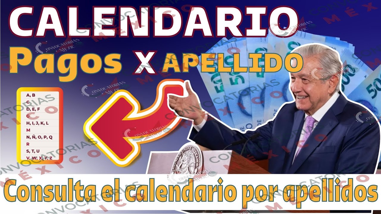 🔴💸 EXCELENTE NOTICIA ✅💸 PAGO DOBLE de $9600 EN MAYO será por APELLIDOS Programa Pensión Bienestar