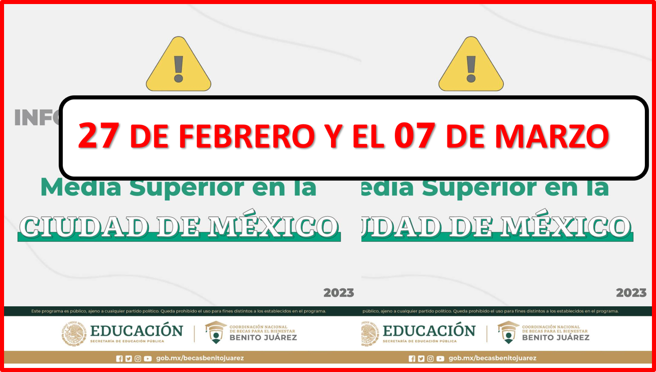 😎Alumnos HAY 🚨 NUEVAS FECHAS de #EscuelaXEscuela 𝗹𝘂𝗻𝗲𝘀 𝟮𝟳 de 𝗳𝗲𝗯𝗿𝗲𝗿𝗼 y el 𝗺𝗮𝗿𝘁𝗲𝘀 𝟬𝟳 de 𝗺𝗮𝗿𝘇𝗼 ⬇️