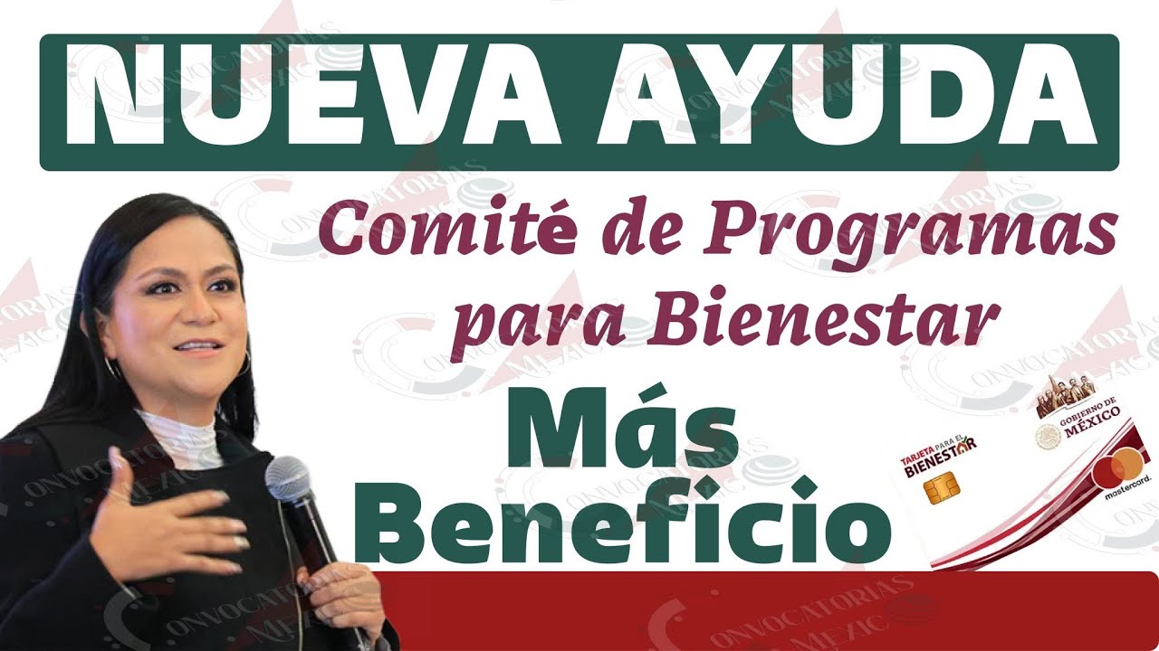 🚨NUEVA AYUDA🚨 MAS BENEFICIOS comité de PROGRAMAS BIENESTAR BENEFICIOS para ADULTOS MAYORES 2023